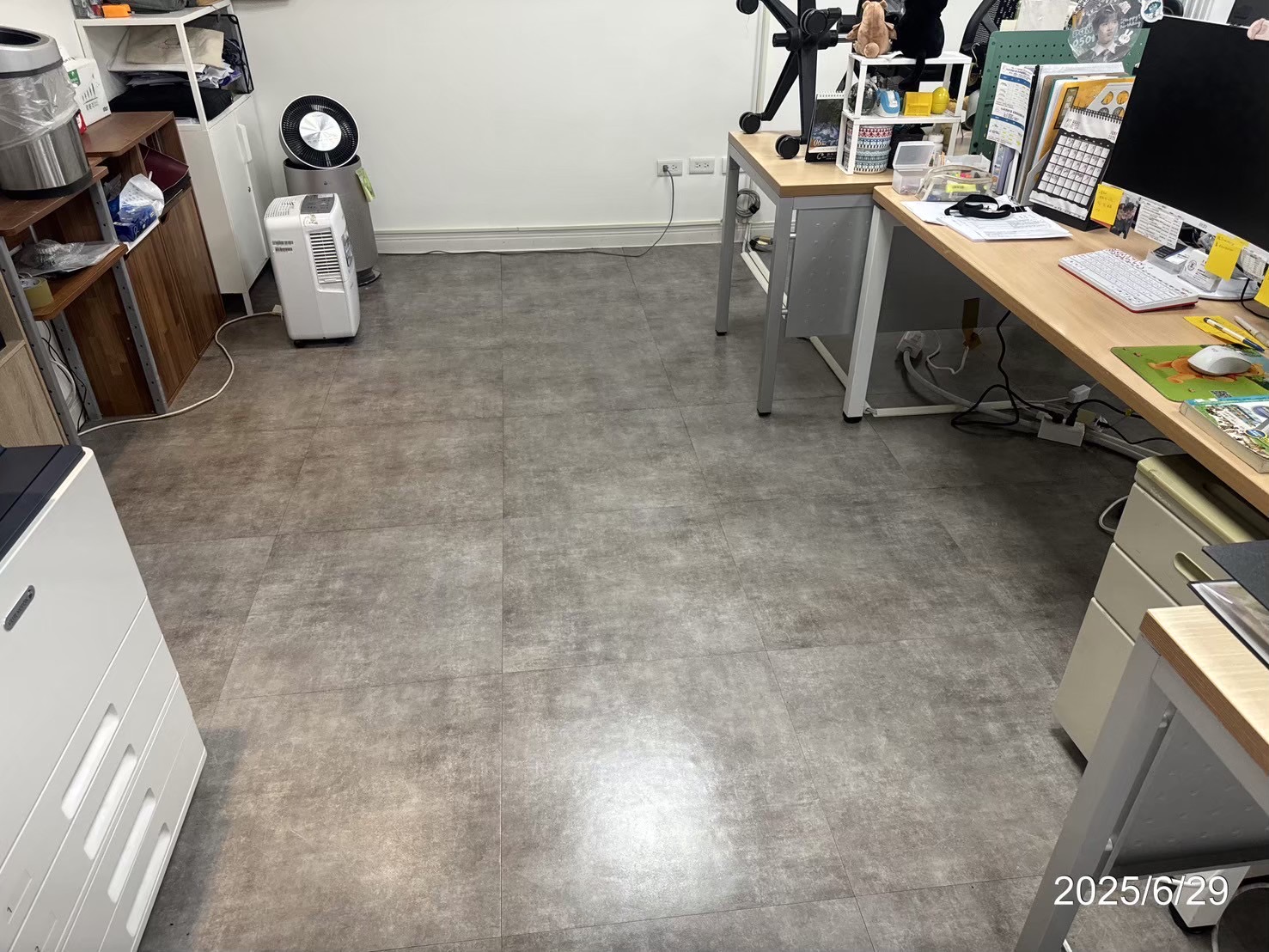 辦公室地板清洗打蠟後
