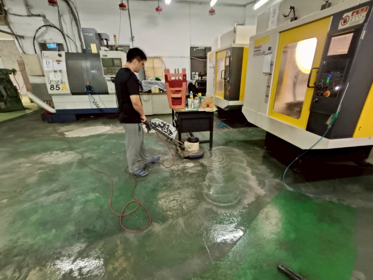 廠房地板清洗